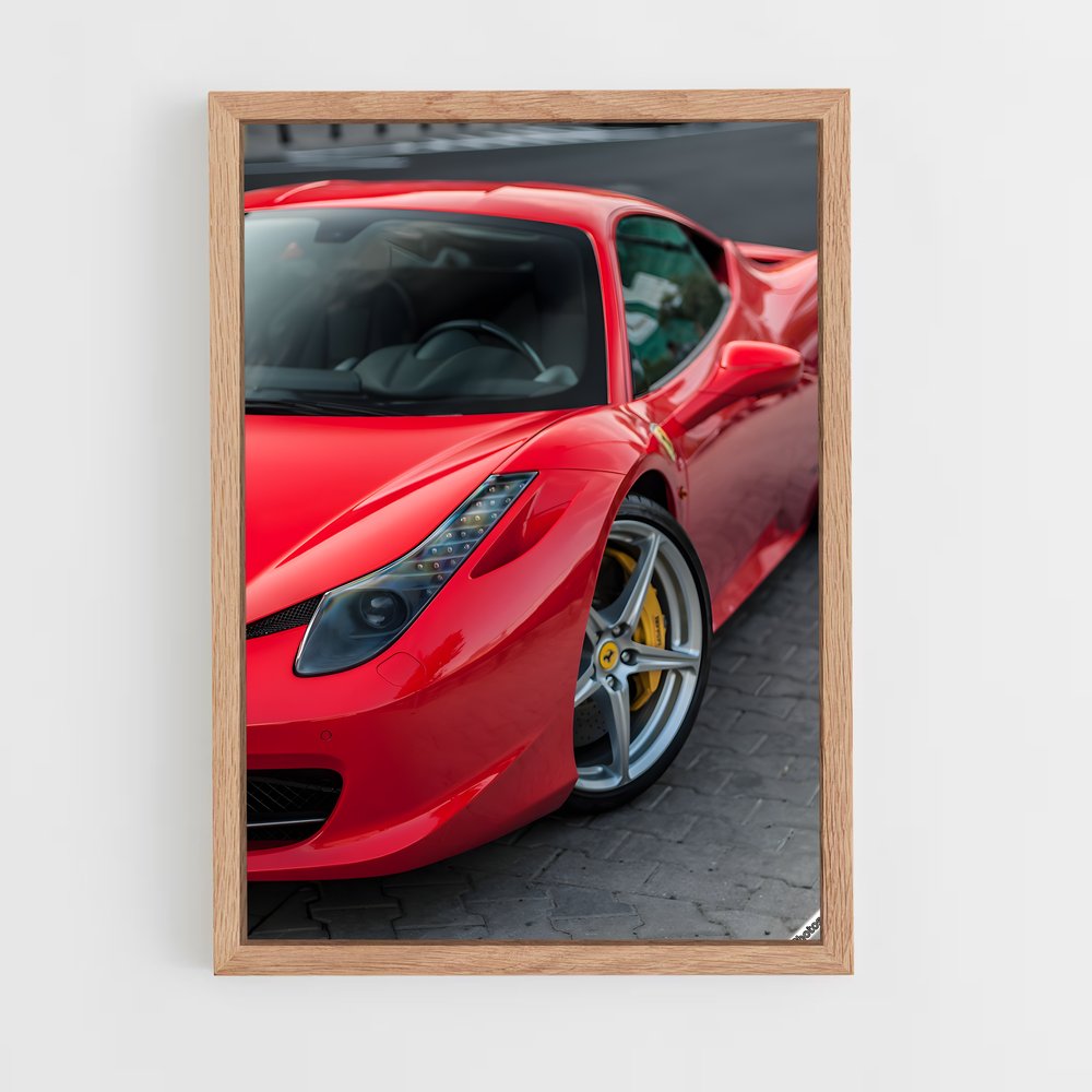 Poster Ferrari sur Route (vue 4)